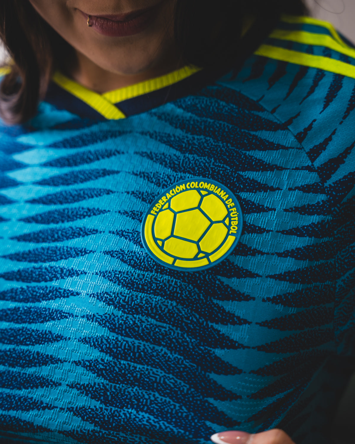 Camiseta Seleccion Colombia Visitante (mujer)