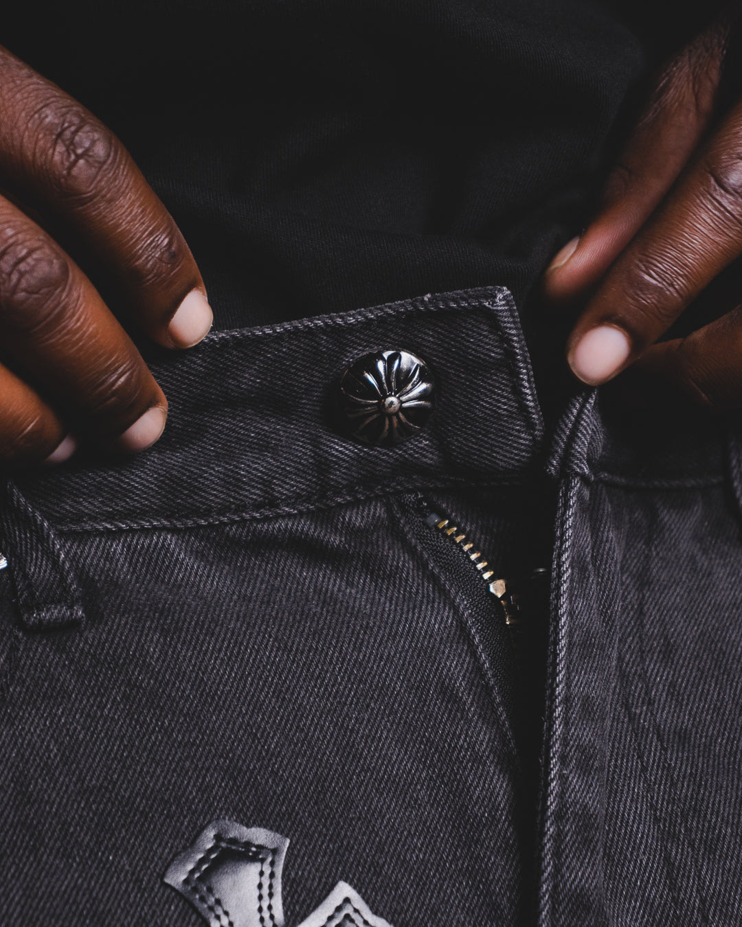 Jean Chrome Hearts