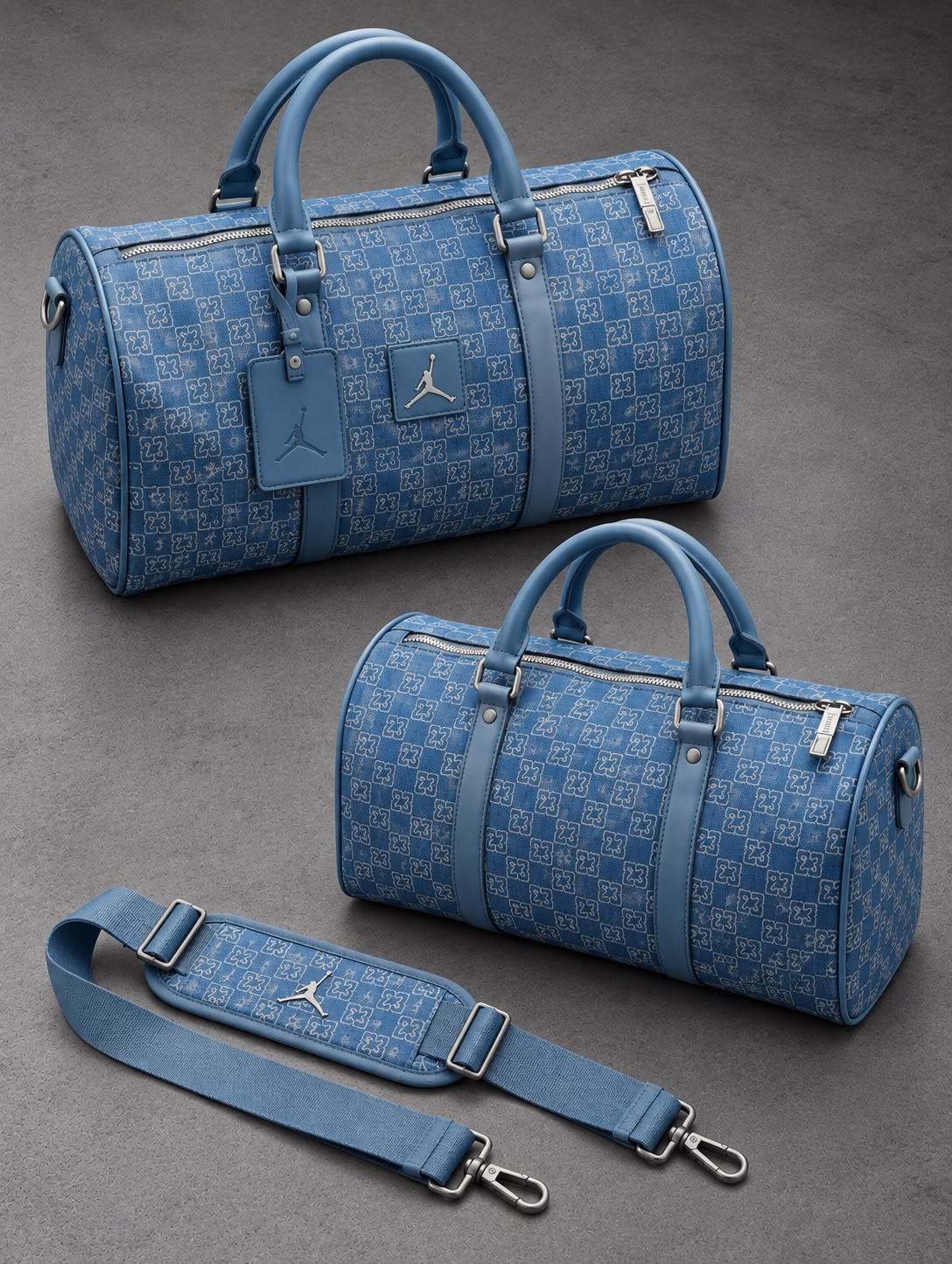 Bolso Viajero Jordan Azul