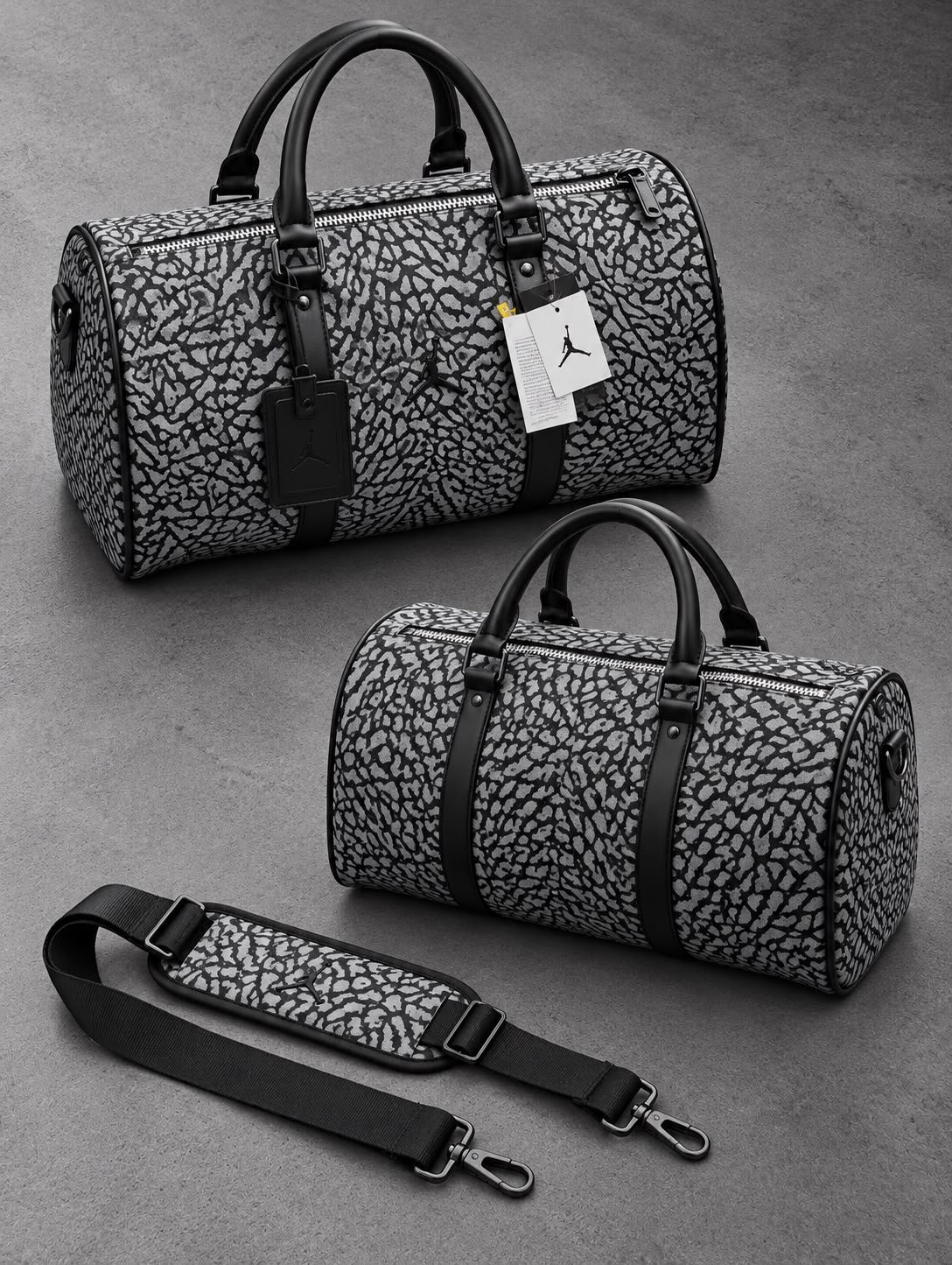 Bolso Viajero Jordan Blanco/Negro