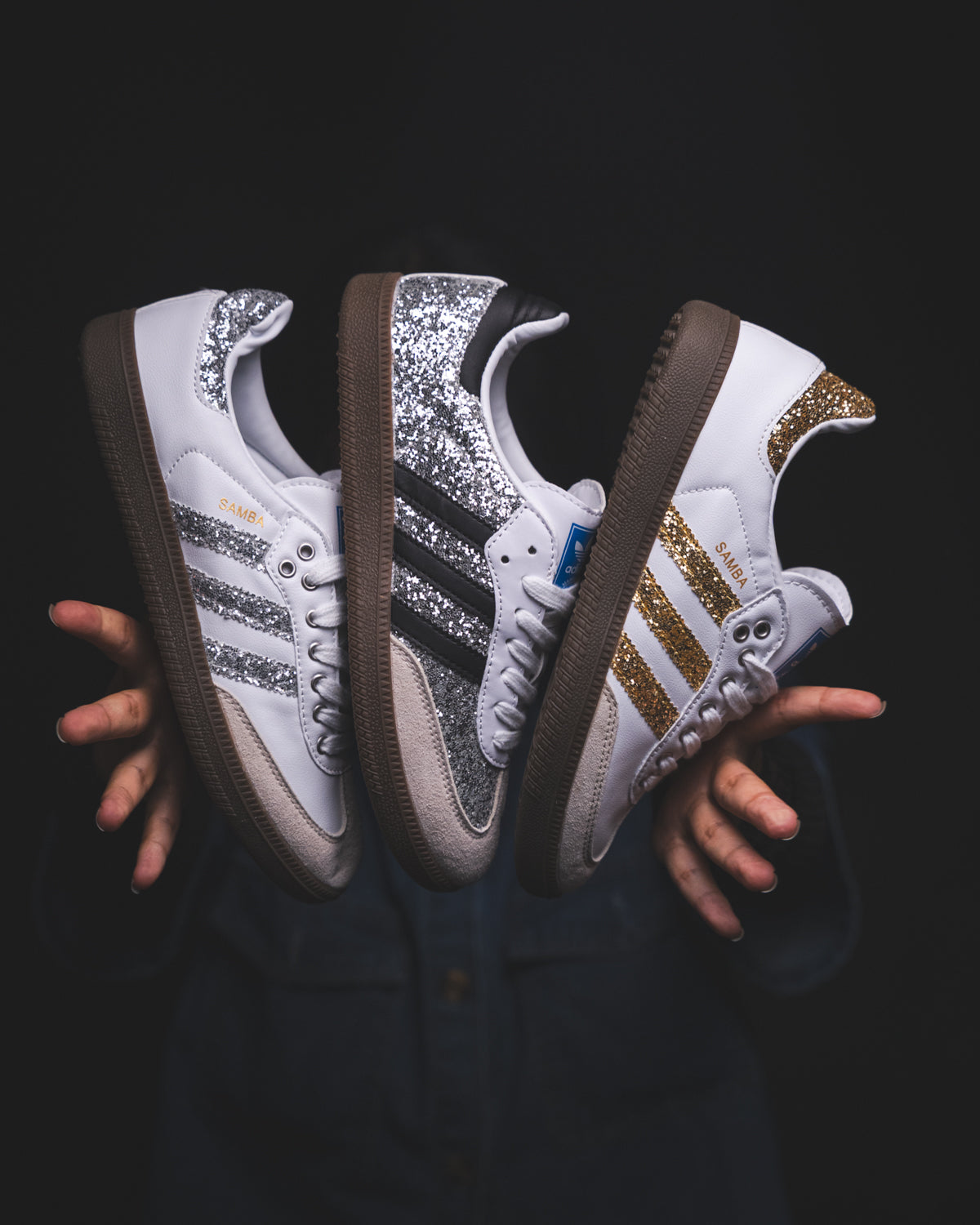 Adidas Samba Golden/White