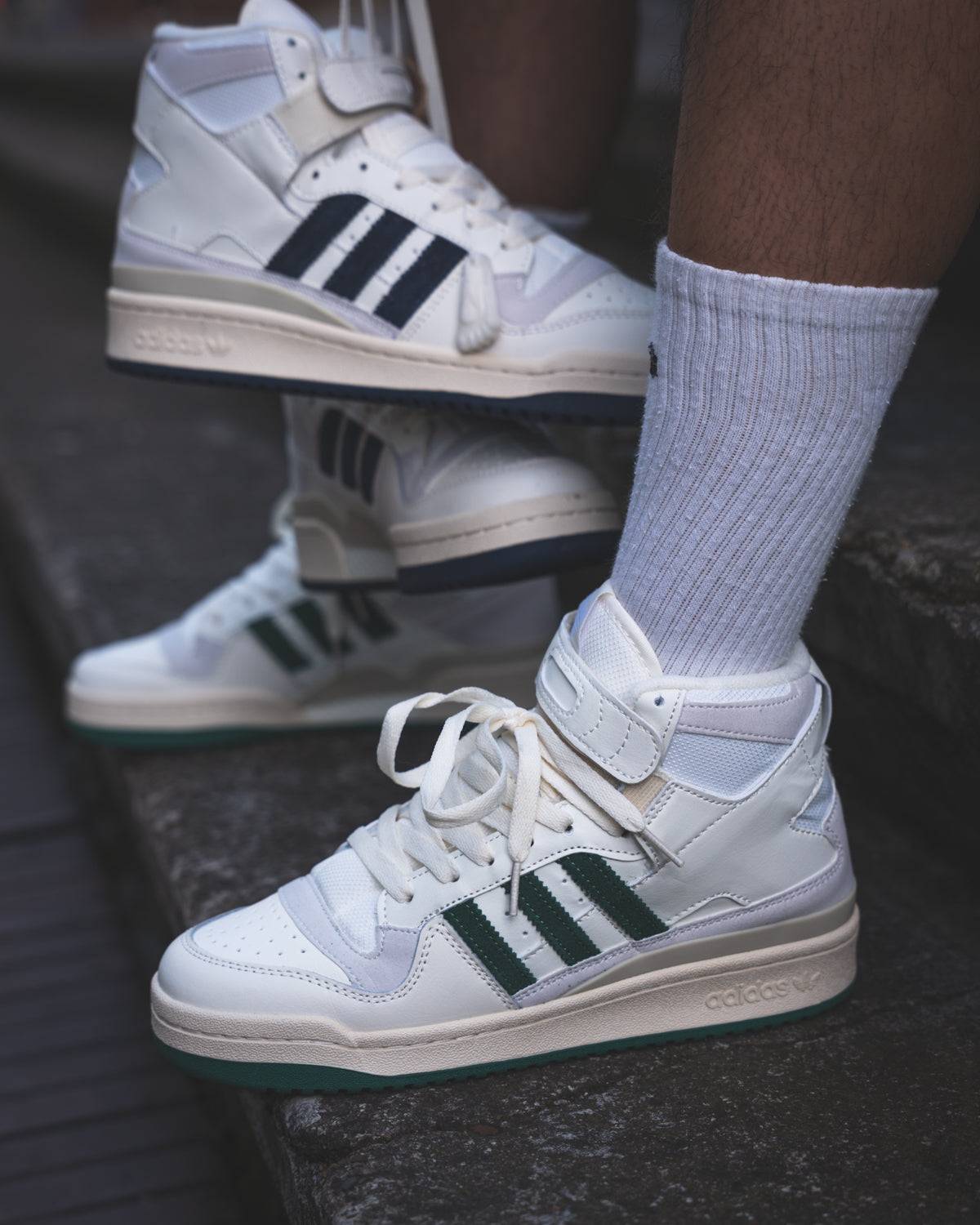 Adidas Forum 84 Hi White/Green