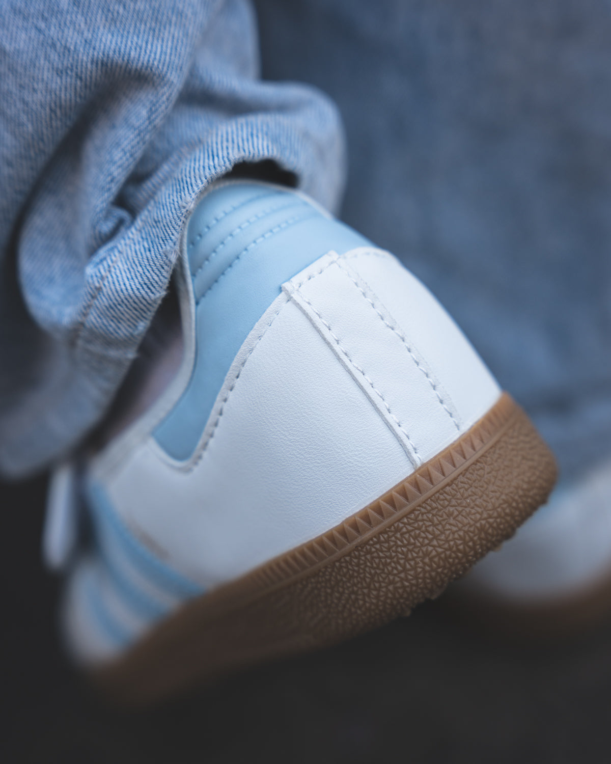 Adidas Samba Jane White/Baby Blue