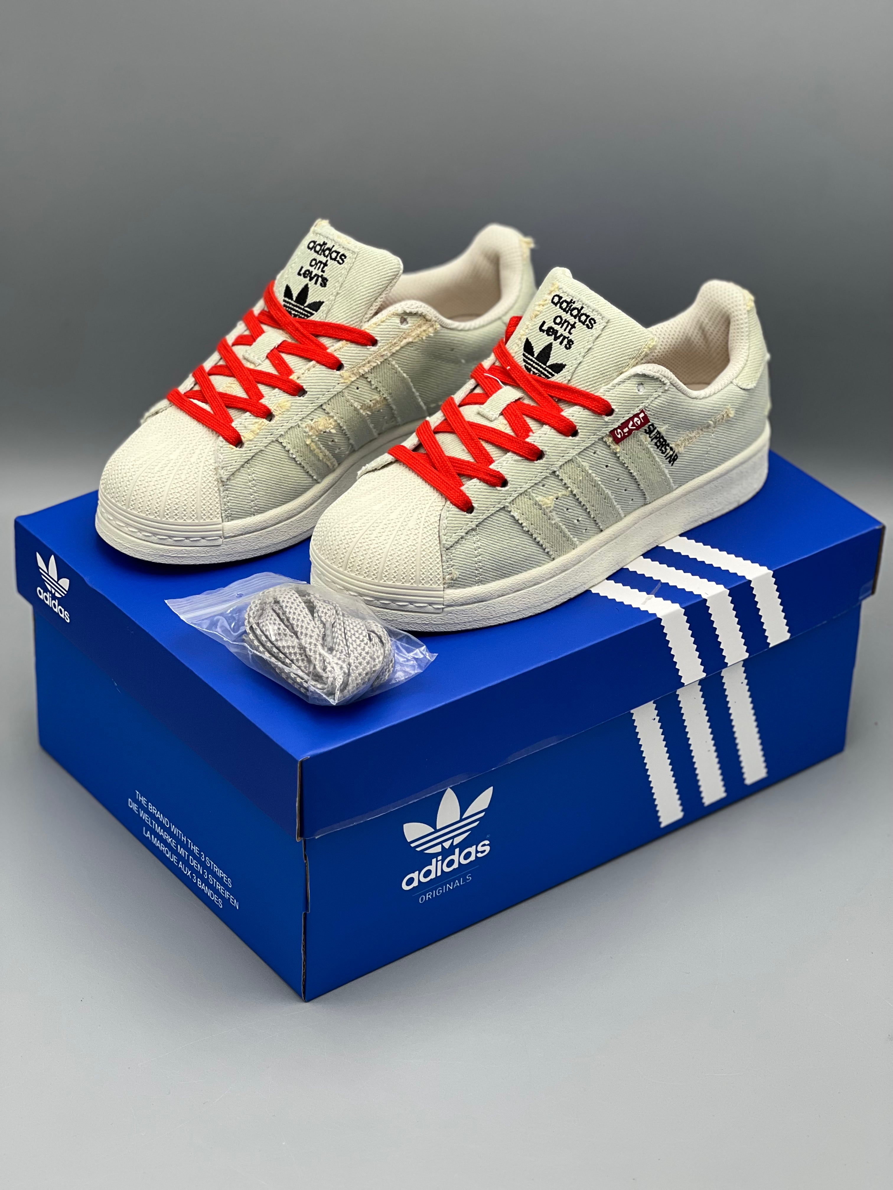 Adidas superstar discount levis