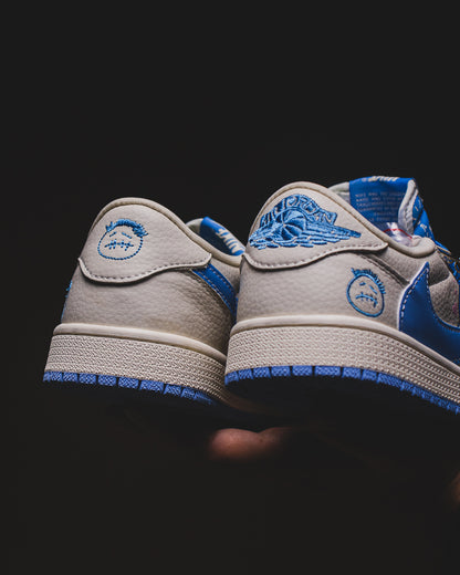 Air Jordan Retro 1 Low x Travis Scott 'Doraemon'
