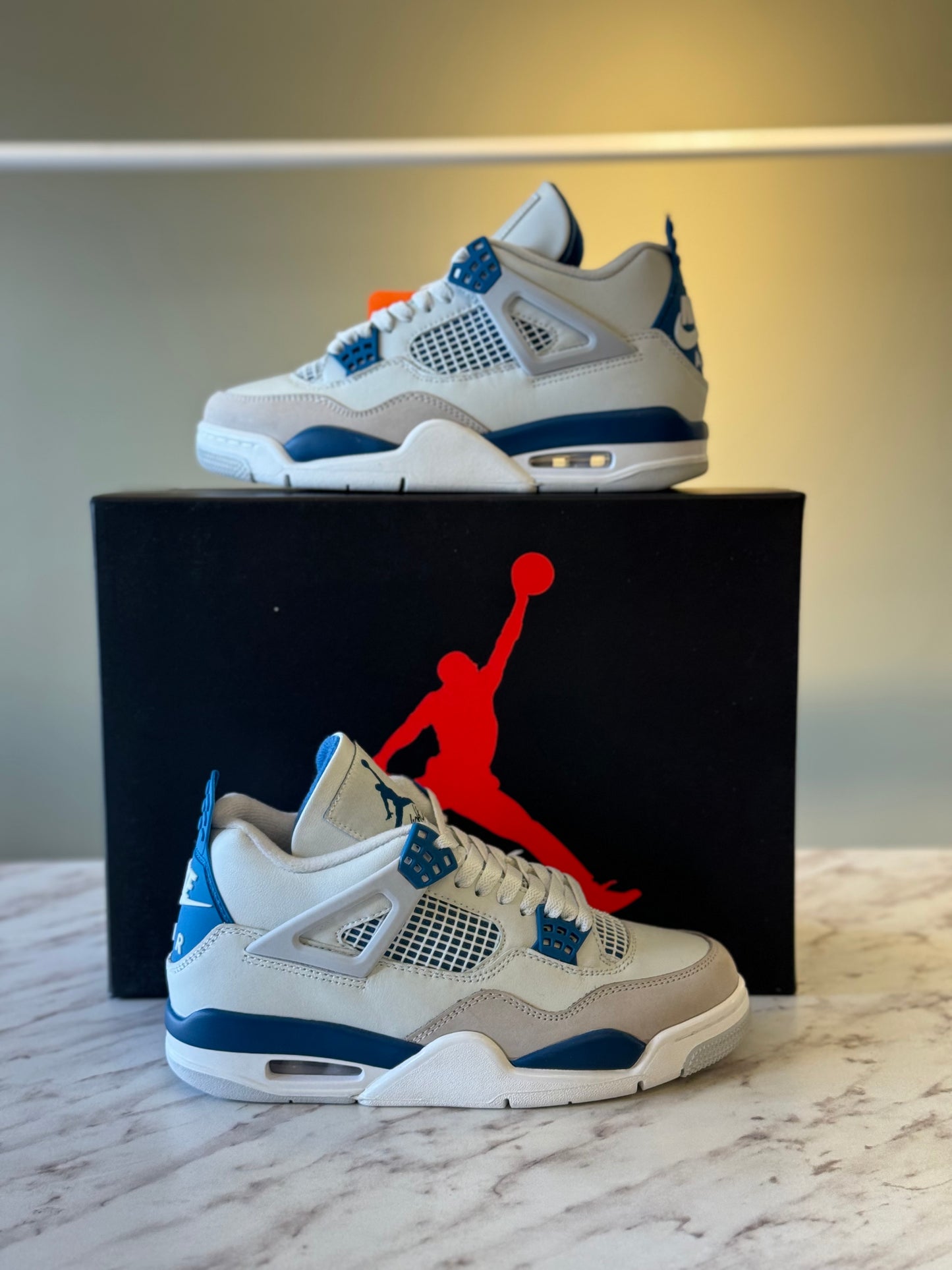 Air Jordan retro 4 military blue