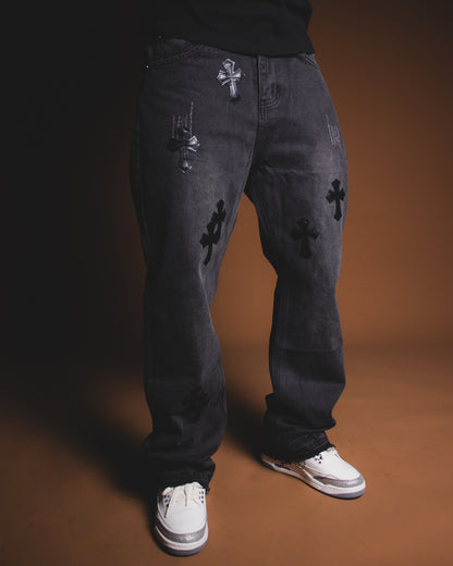 Jean Chrome Hearts