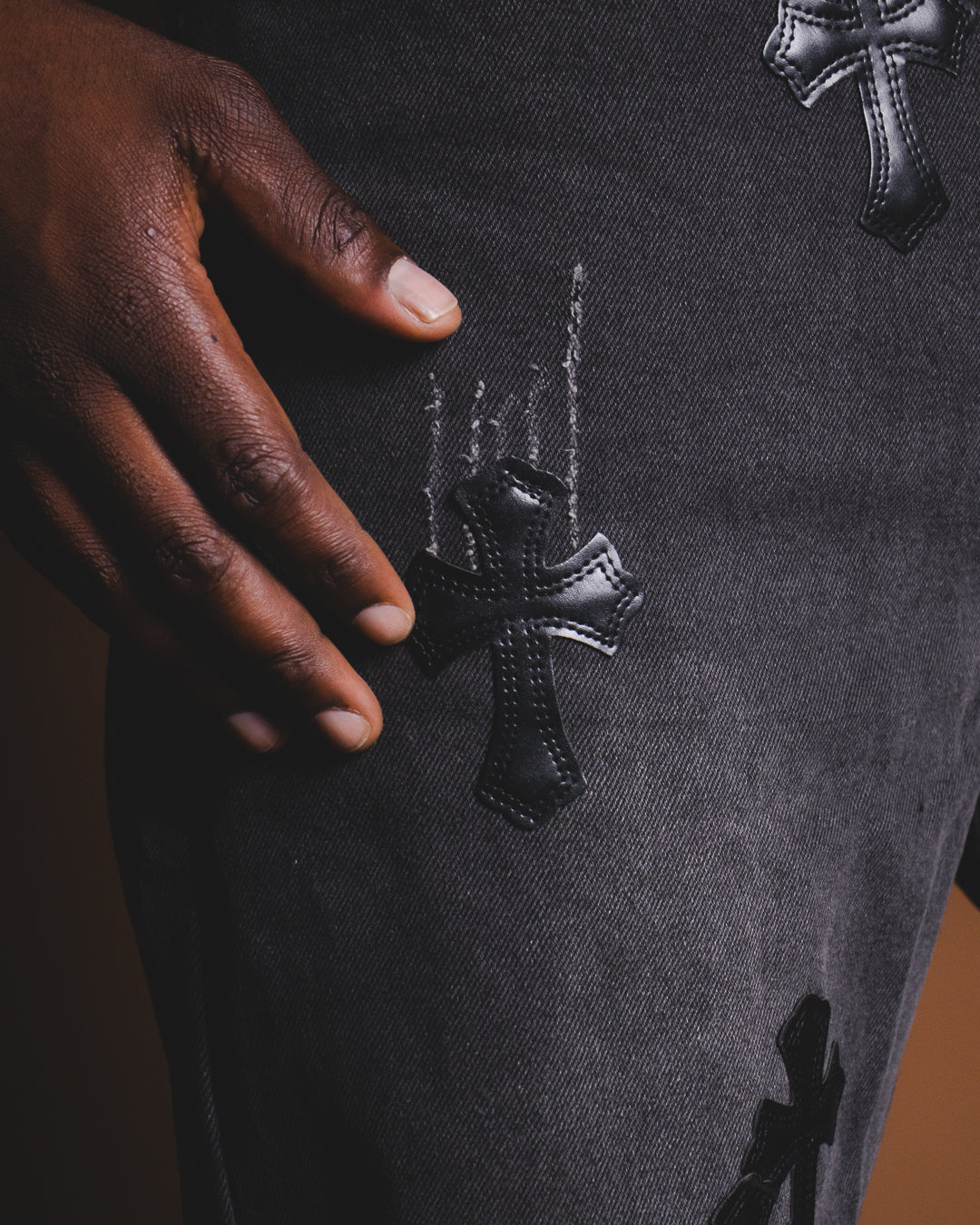 Jean Chrome Hearts