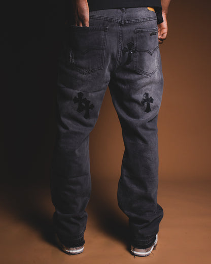 Jean Chrome Hearts