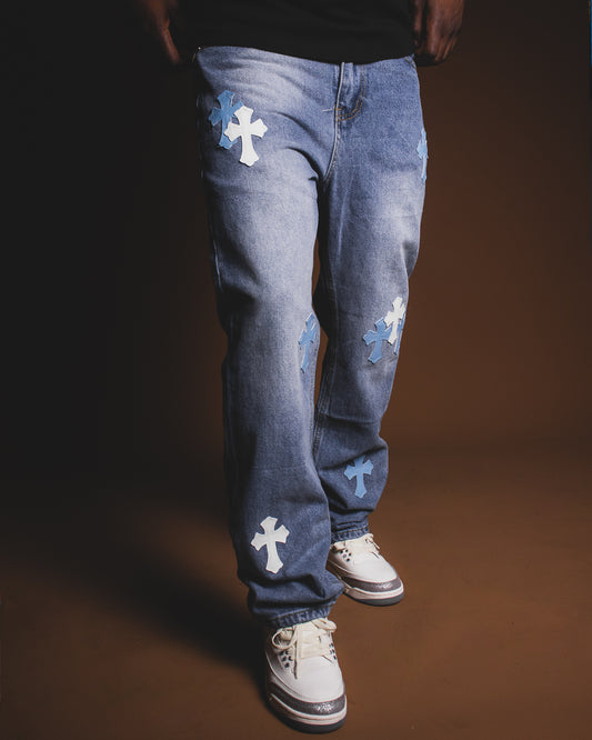 Jean Chrome Hearts