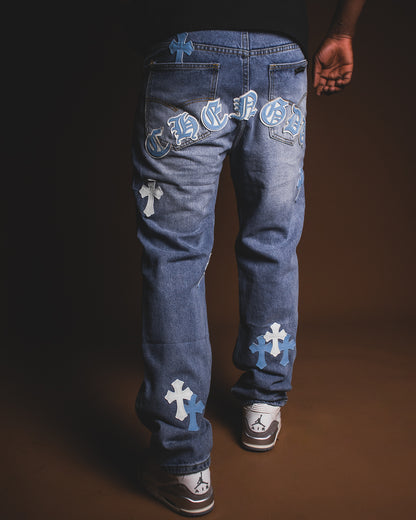Jean Chrome Hearts