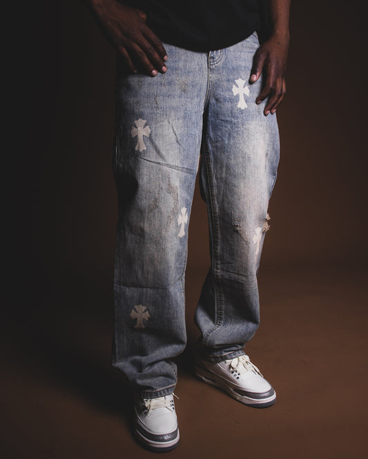 Jean Chrome Hearts