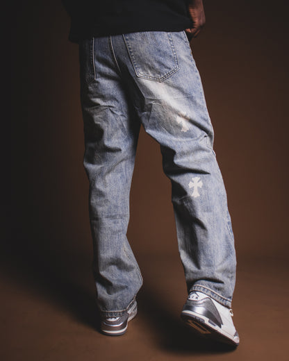 Jean Chrome Hearts