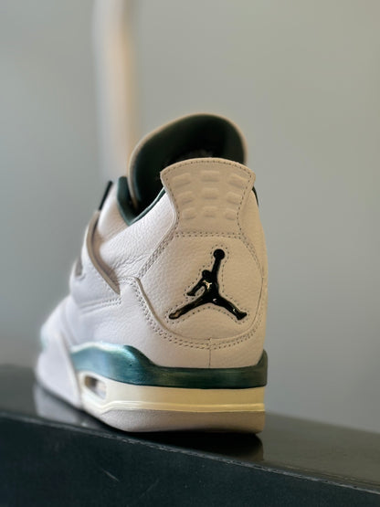 Air Jordan retro 4 oxidized green