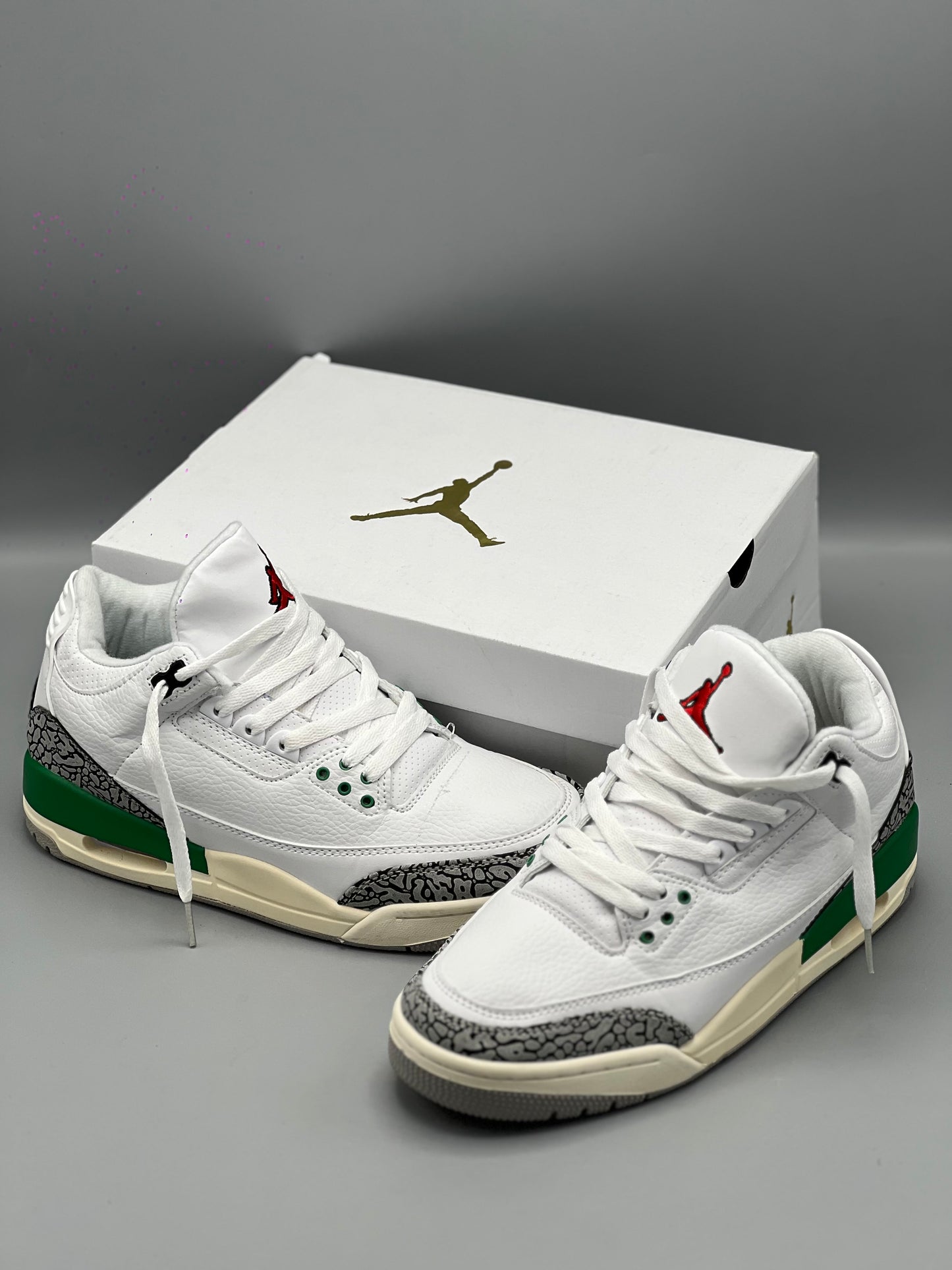 Air jordan retro 3 lucky green