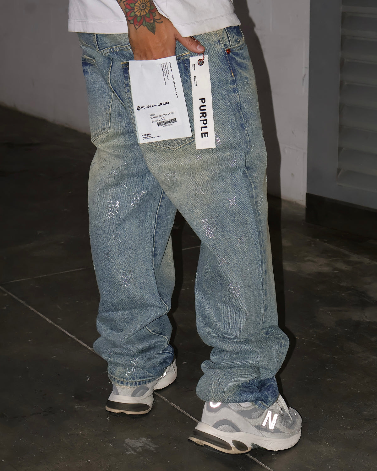 Jean Purple HJ808
