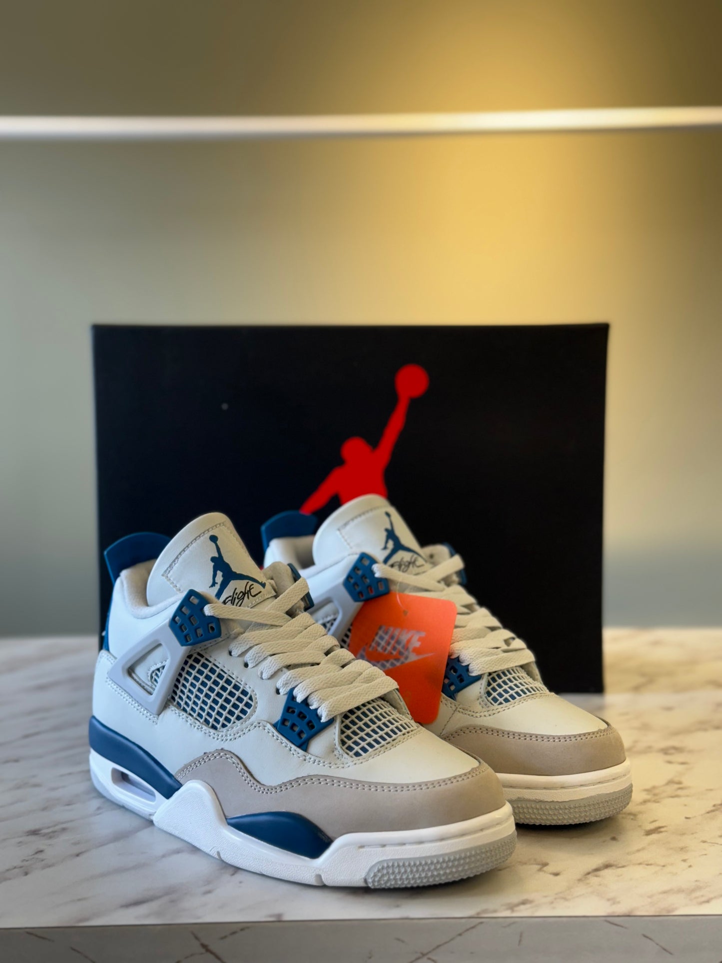 Air Jordan retro 4 military blue