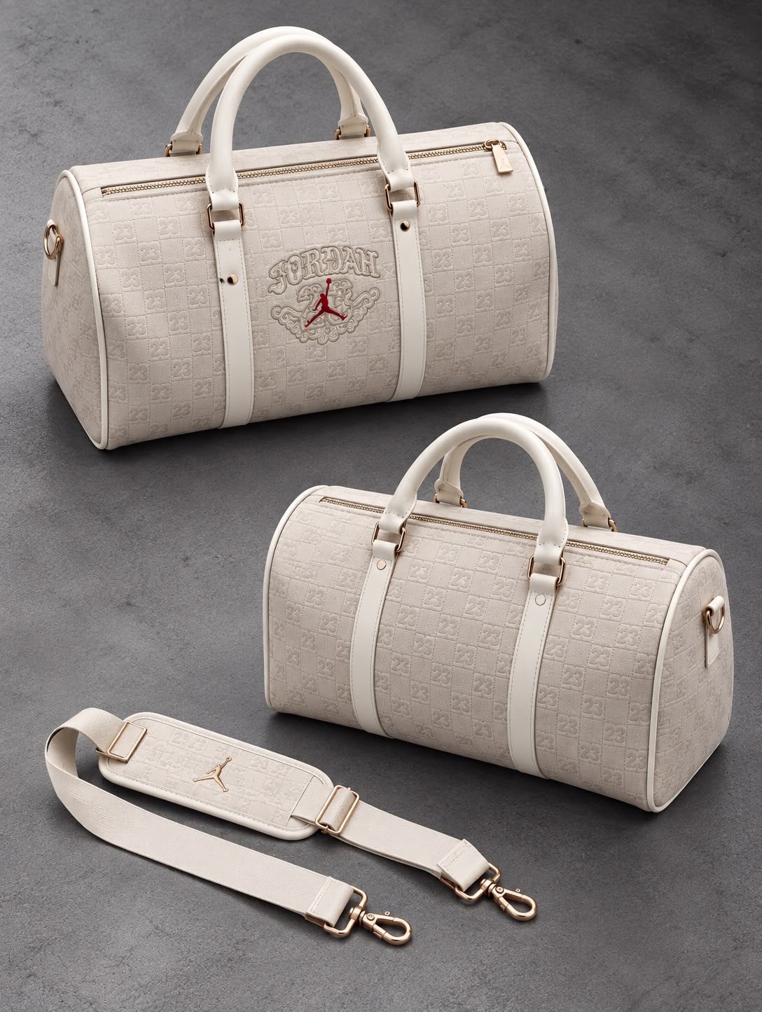 Bolso Viajero Jordan Beige