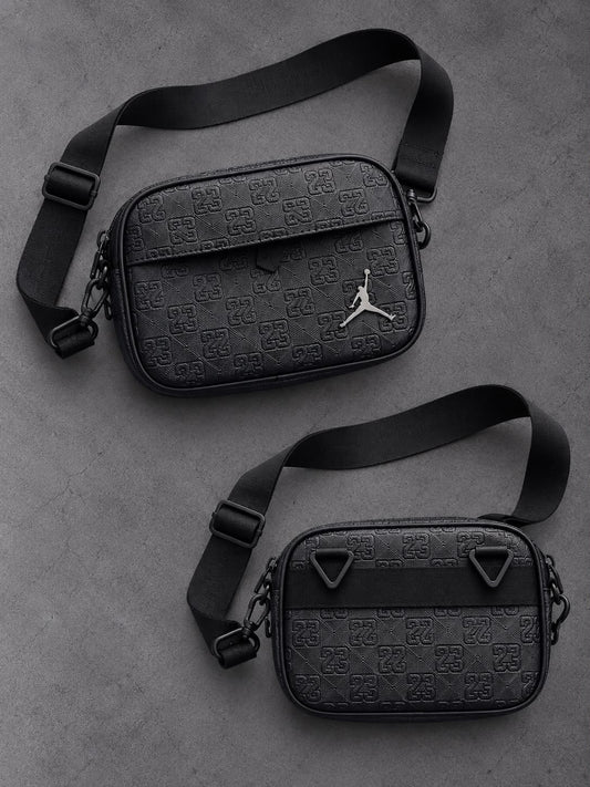 Mini bolso jordan Negro Cuero