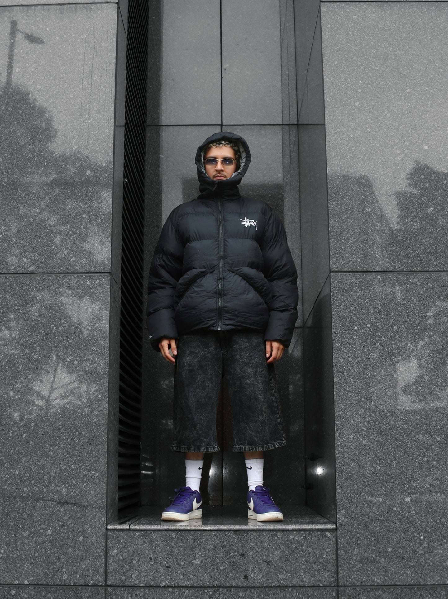 Chaqueta puffer Stussy