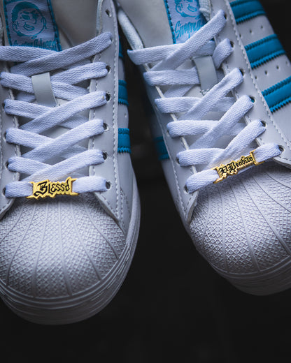 Adidas superstar x Blessed
