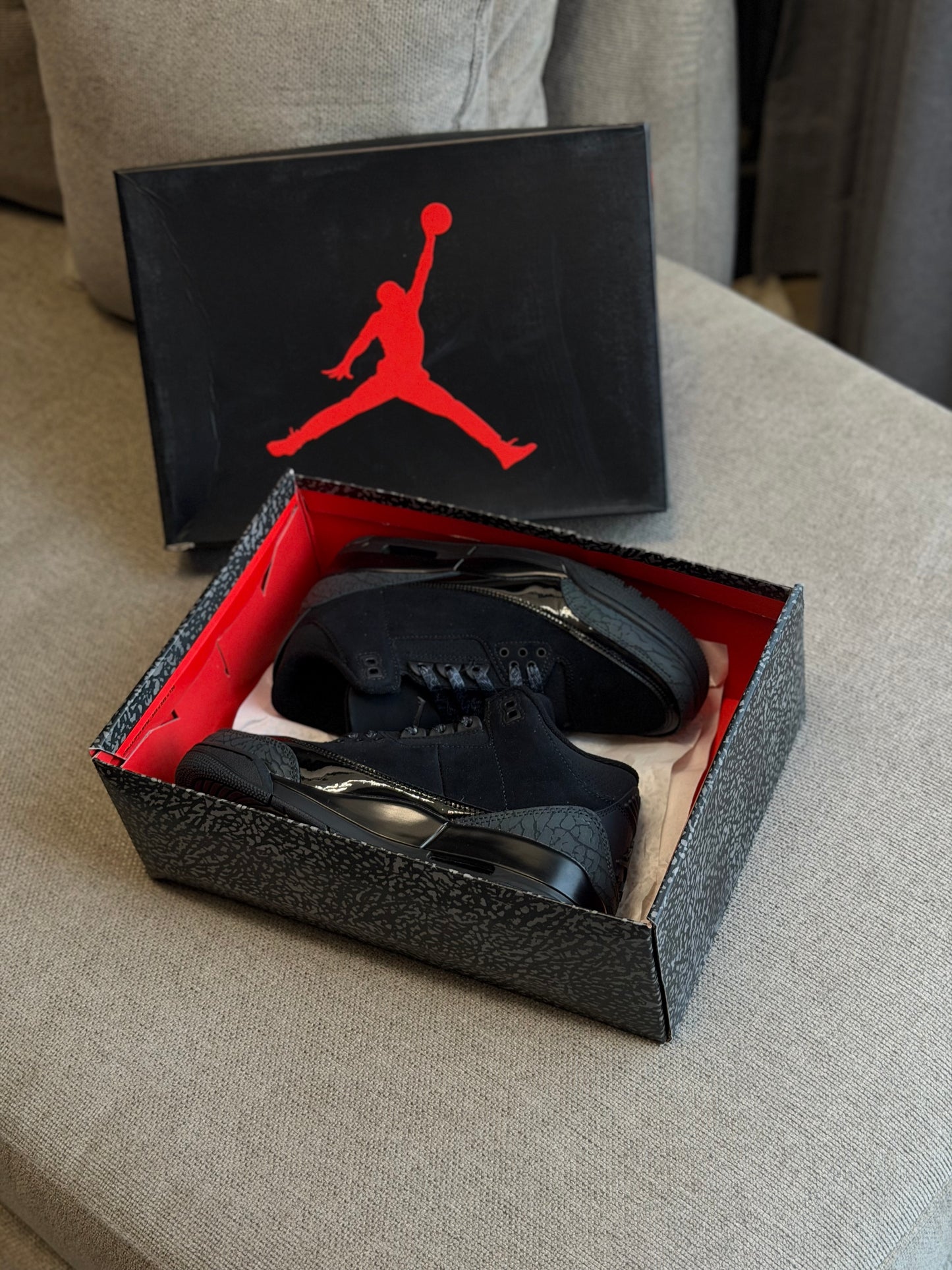 Air Jordan retro 3 black cat