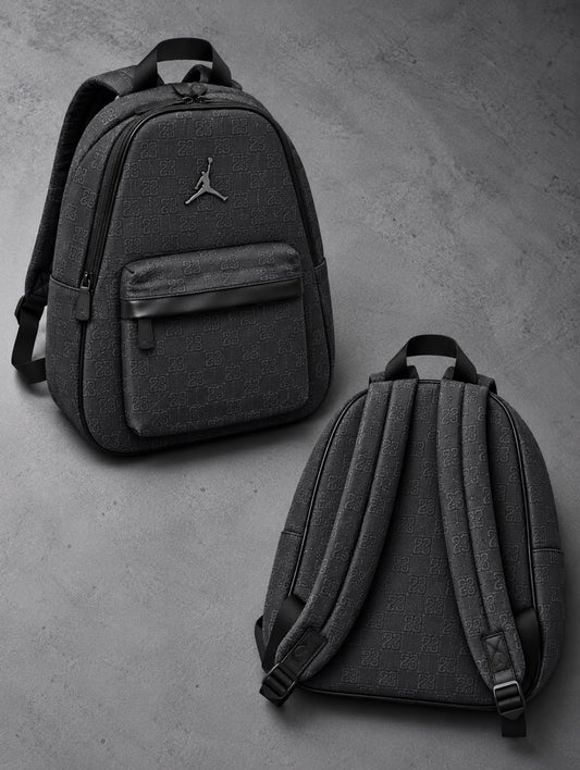 Maleta bolso Jordan Negro Cuero