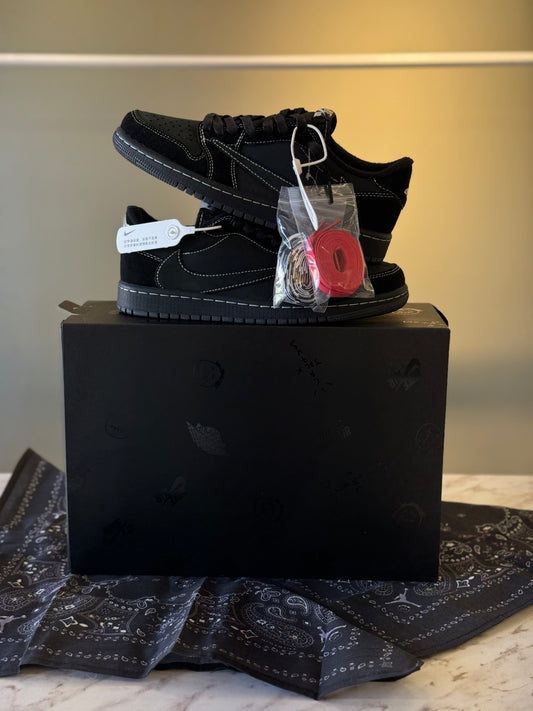 Air Jordan retro 1 Travis Scott black phantom