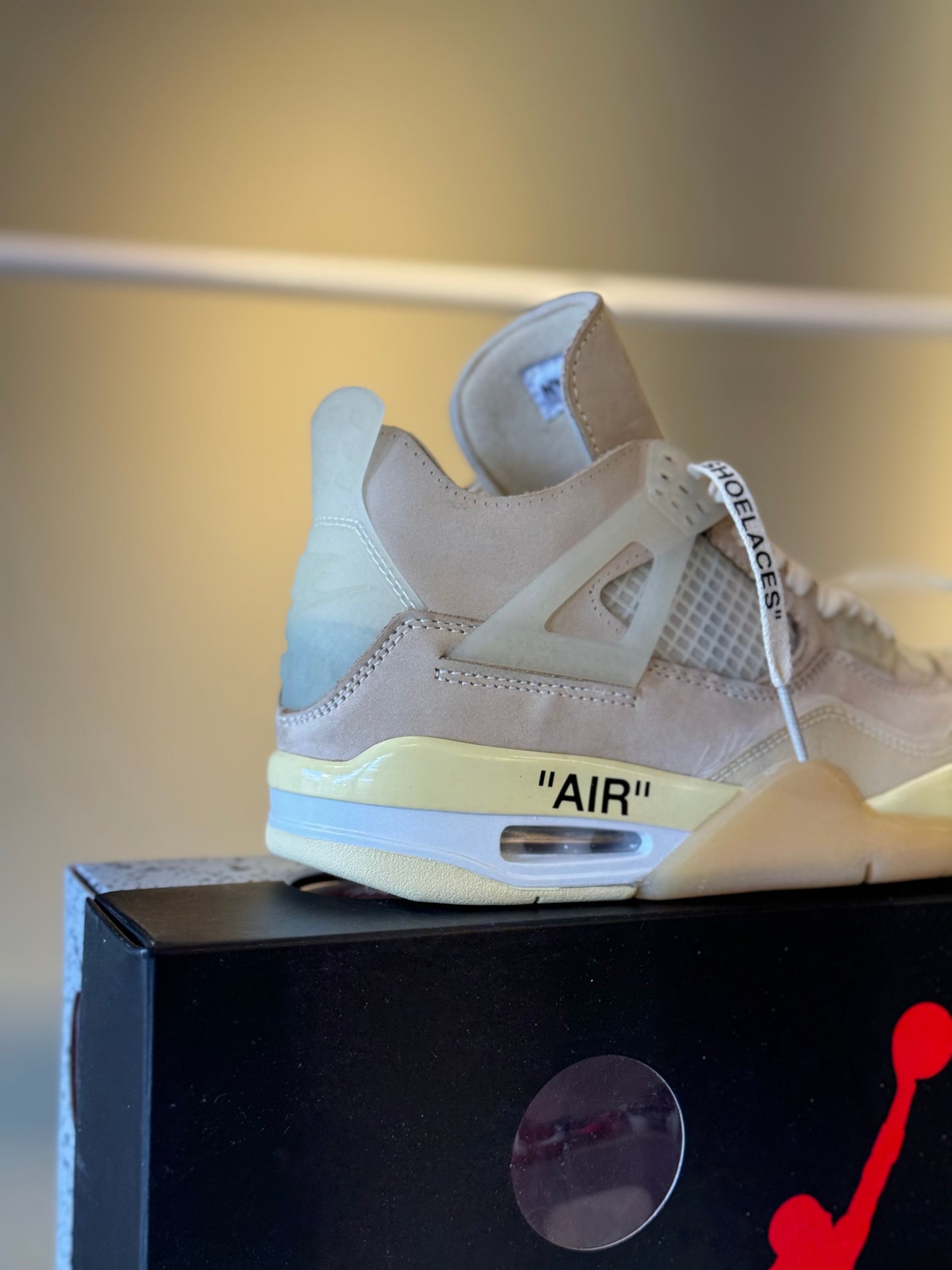 Air Jordan retro 4 off white sail