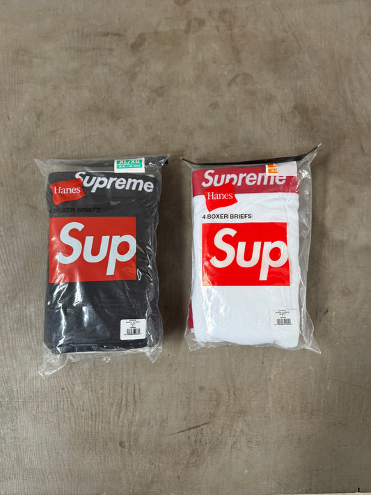 SUPREME HANES BOXER BRIEFS (PACK X 4)