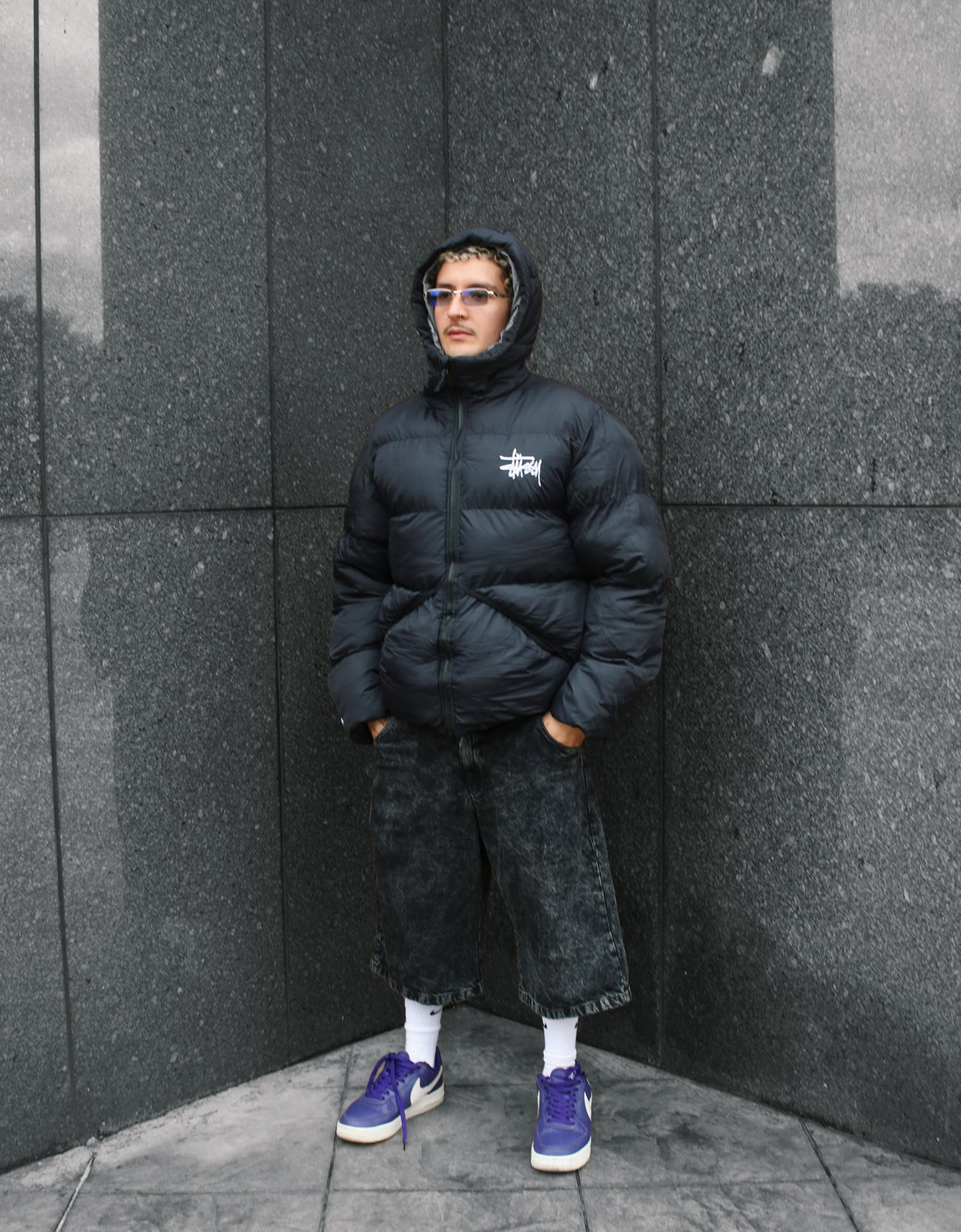Chaqueta puffer Stussy