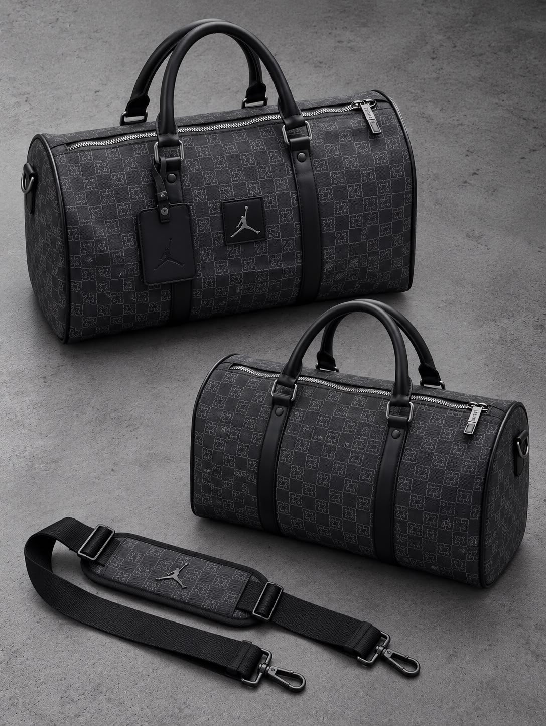 Bolso Viajero Jordan Negro