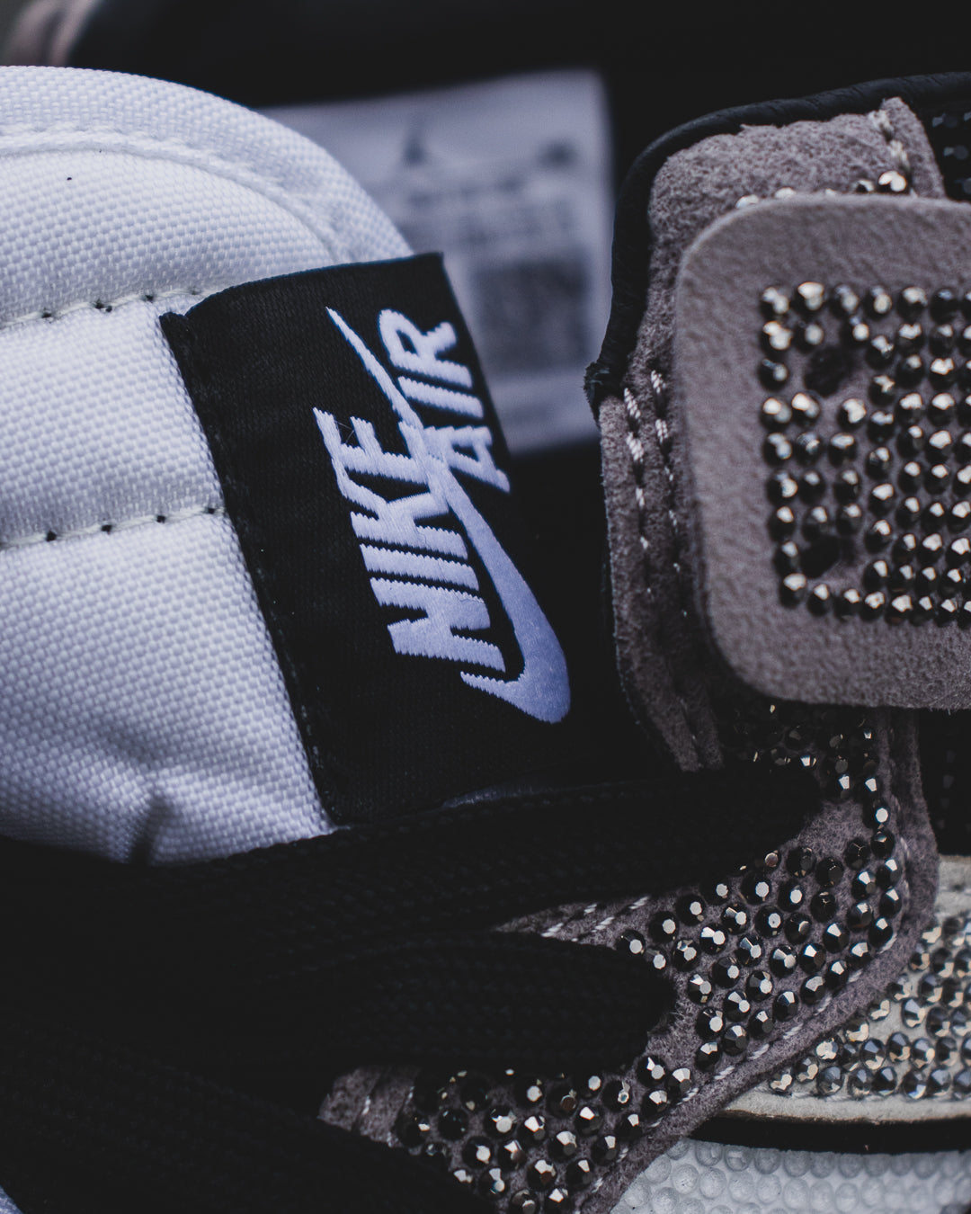 Air Jordan retro 1 Off white swarovski