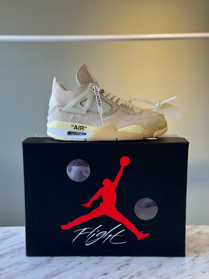 Air Jordan retro 4 off white sail