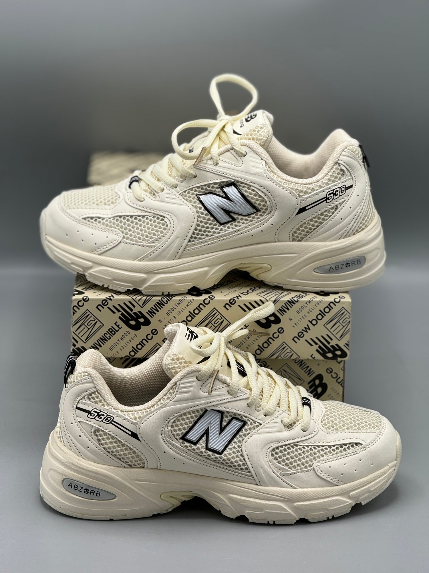 New balance 530 white cream FEIDCLOTHES