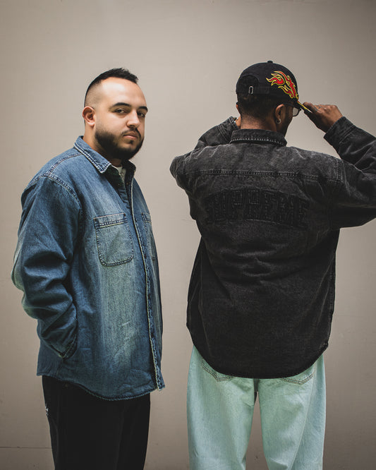 SHEARLING LINED DENIM WORK