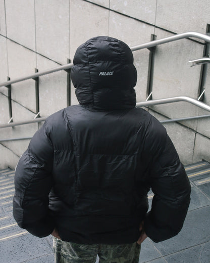Chaqueta puffer + balaclava