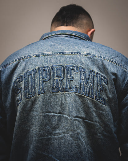 SHEARLING LINED DENIM WORK