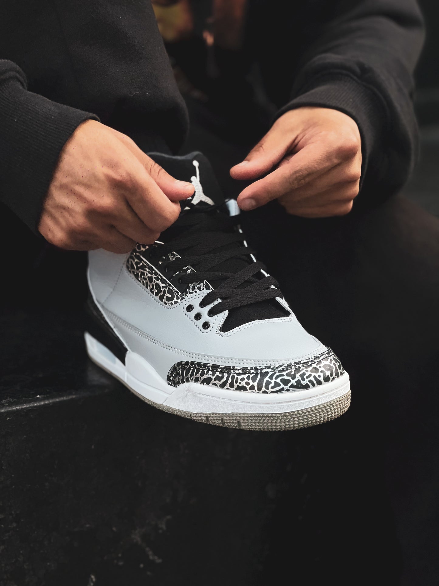 Air jordan retro 3 wolf grey