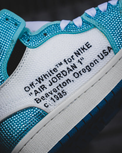 Air Jordan retro 1 Off white swarovski