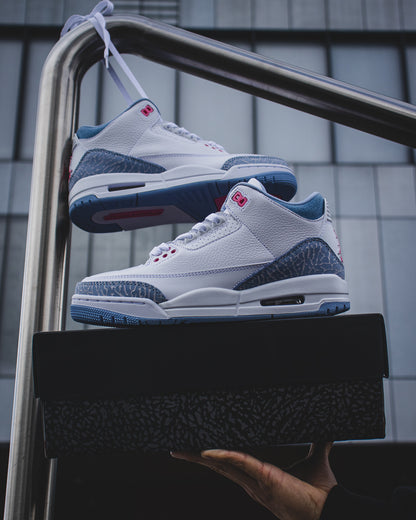 Air Jordan retro 3 pink glow/denim