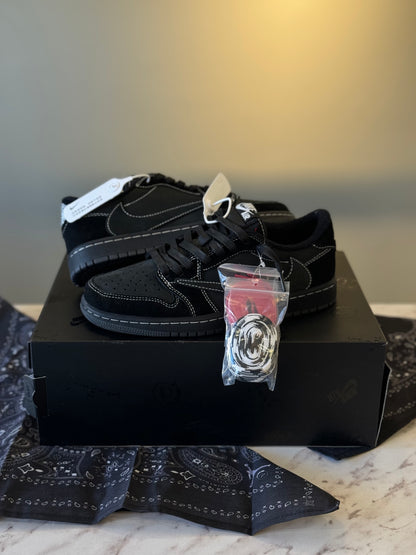 Air Jordan retro 1 Travis Scott black phantom