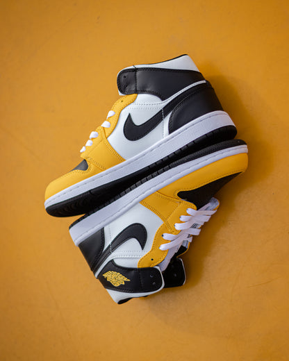 Air jordan retro 1 mid yellow ochre