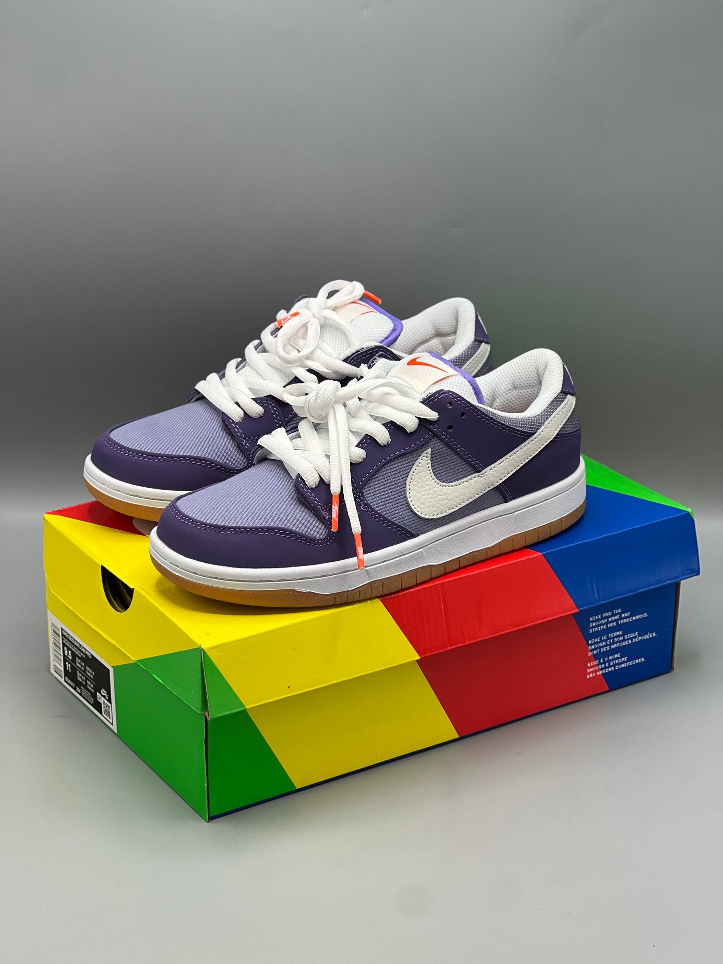 Nike sb Dunk Court purple