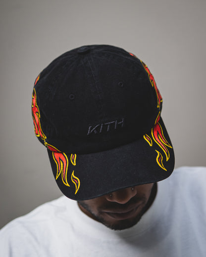 KITH FOOTBALL FLAMES CAP