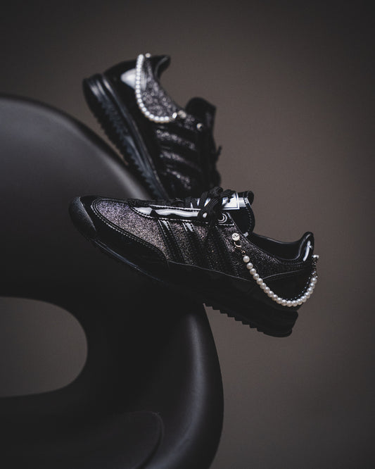 Adidas SL 72 Black Patent Pearls