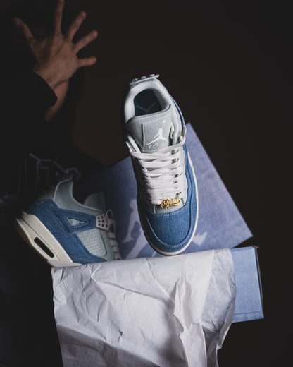 Jordan Retro 4 Tex Denim Blue(G5)