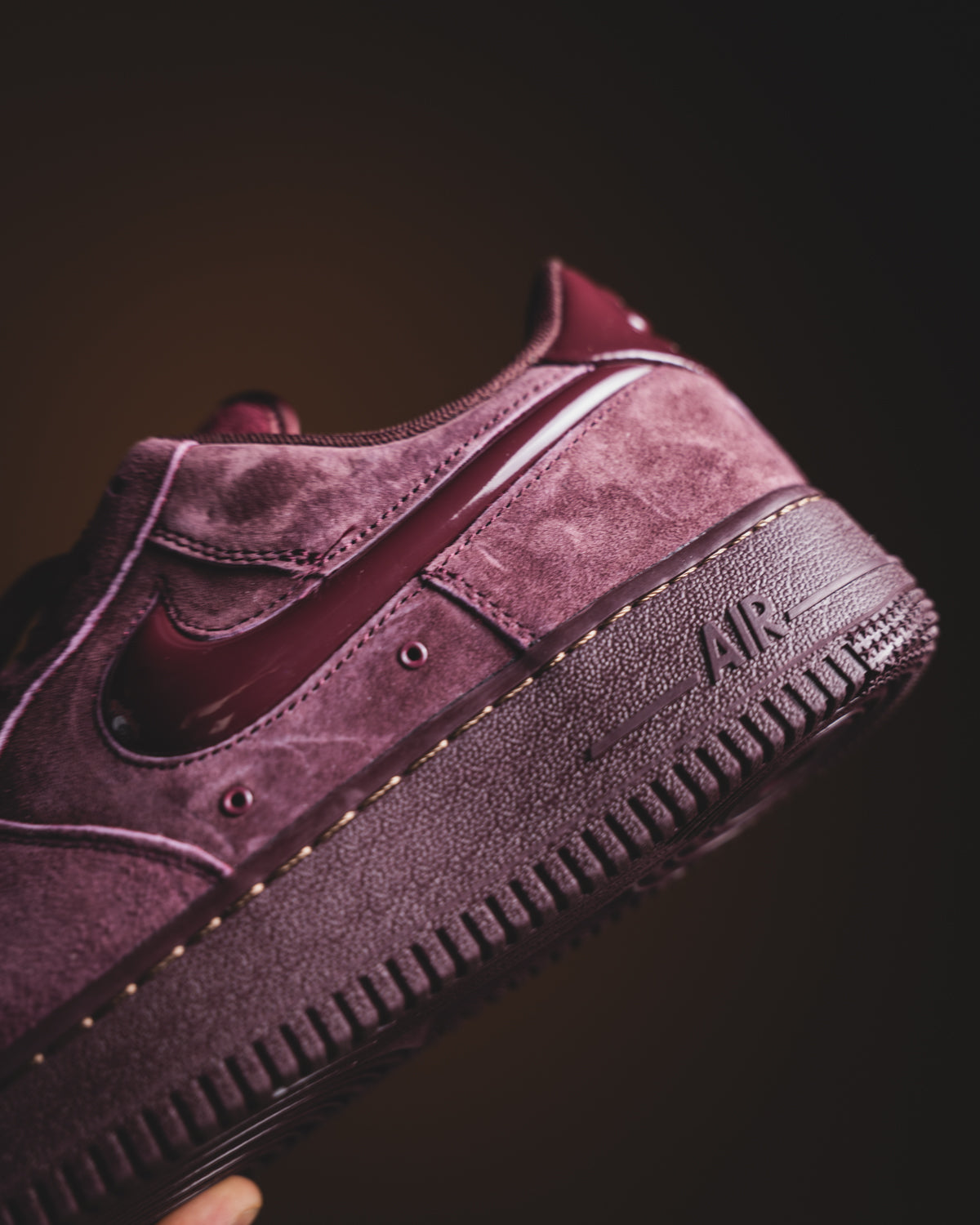 Nike Air Force One Burgundy Crush