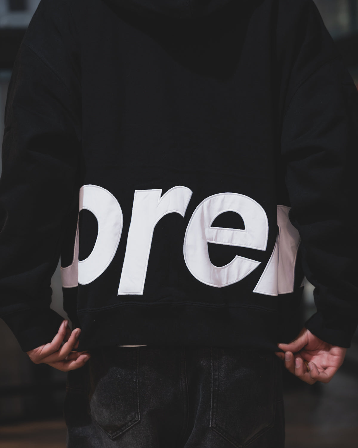 Buzo Supreme Big Logo Zip Up