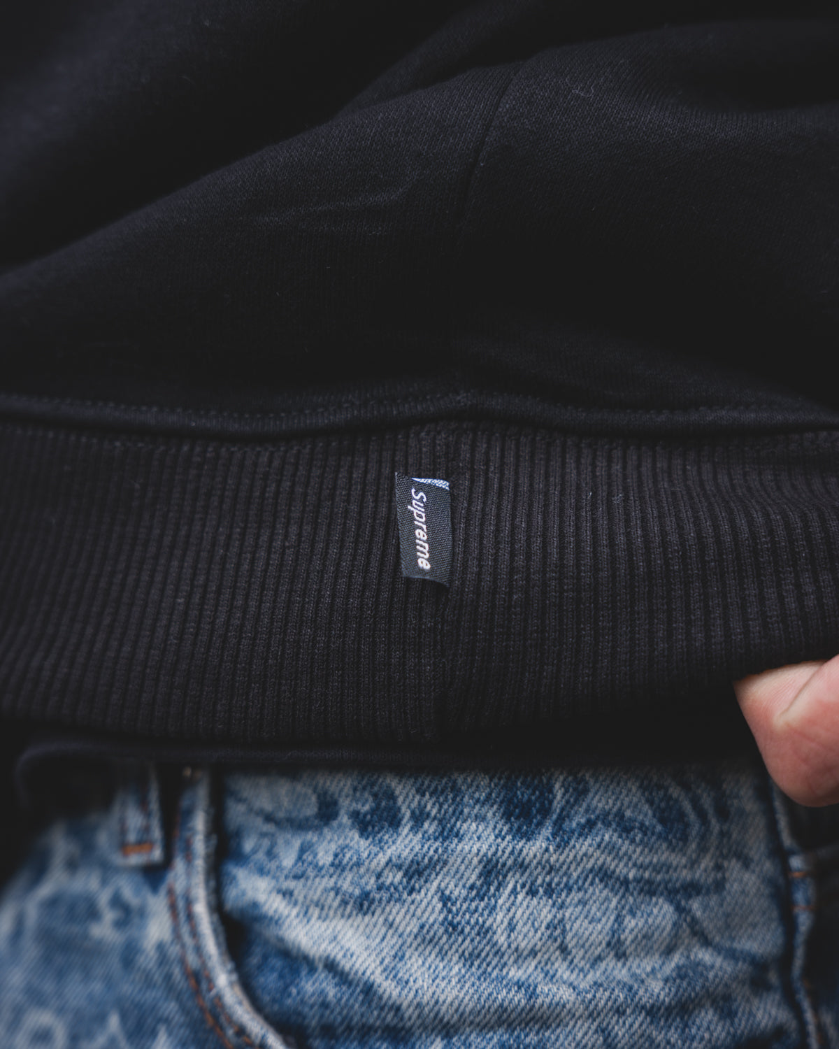 Buzo Supreme Black Jacquard